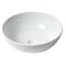 Alfi Brand ALFI brand ABC905 White 15" Round Vessel Bowl Above Mount Ceramic Sink ABC905 - alternate 6